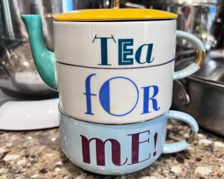 Anthropologie Tea for me stackable