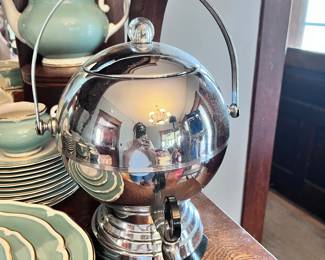 Art deco coffee perculator