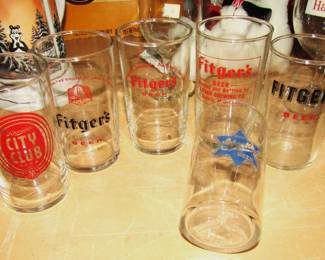 FITGERS Beer DULUTH MN Metal Advertising Original THERMOMETER-WORKS!