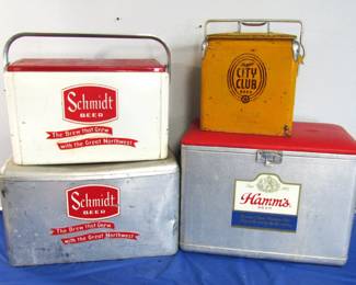 vintage Schmidt Beer cooler