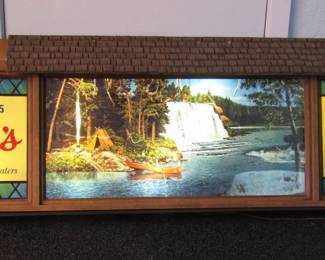 Hamm's lighted beer sign