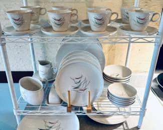 Vintage Franciscan Whitestone ‘Swing Time’ china set