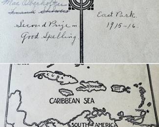 1914 ‘The Robinson Crusoe Painting Book’. This book was colored in in 1915/1916