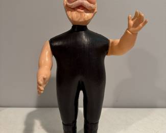 1950’s/60’s plastic blow mold Santa Clause (no outfit)