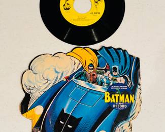 1960’s Batman 45 RPM record titled ‘The Battiest Car Around’