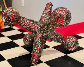 Large bedazzled styrofoam ‘Jack’.