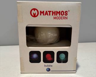 New In Box Mathmos Modern Bubble lamp