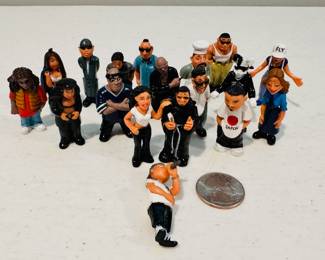 Set of 18 ‘Lil Homies’ created by David Gonzales. These will be sold as a set