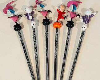 Unused Nightmare Before Christmas pencils
