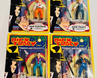 ca. 1990 Dick Tracy Playmates Dick Tracy action figures factory sealed