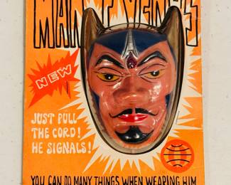 Extremely Rare vintage Devil Man of Venus Halloween novelty light pin, New In Box!