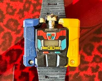 Mid 1980’s Voltron Time Keeper Robot Watch by Impulse Ltd. It actually transforms!