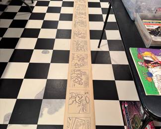 Incredible vintage 20’ long Popeye comic roll