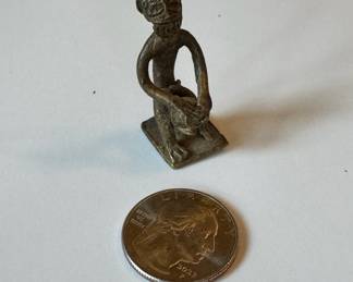 Antique Akan/Ashanti bronze goldweight from Ghana