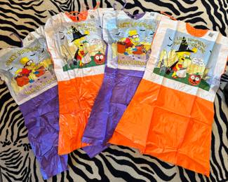 1989 Never Used The Simpson’s Bart and Lisa Simpson plastic Halloween aprons, Sizes children’s Small - Large. There are several of these, all New With Labels
