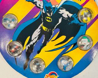 Vintage Dick Tracy and Batman Rad Rollers Collectible Action Marbles, in original packaging