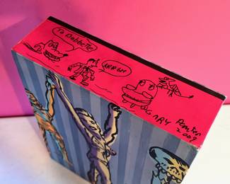 Gary Panter ‘PictureBox’ signed with Pee Wee Herman doodle drawings
