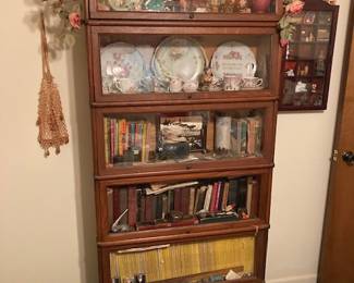 5 stack oak barrister bookcase