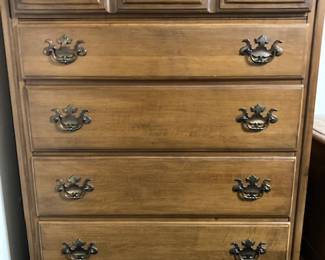 Heywood Wakefield maple chest of drawers