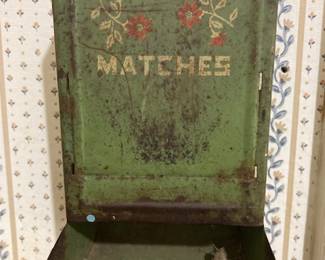 old matchbox holder