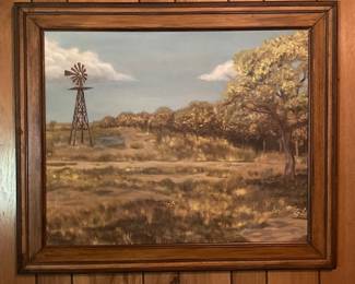 1970's oil painting