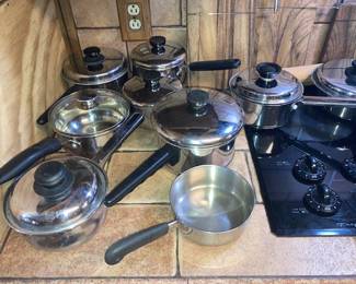 lots of pots and pans