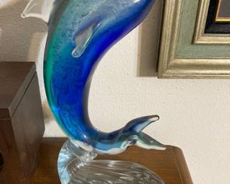 glass dolphin