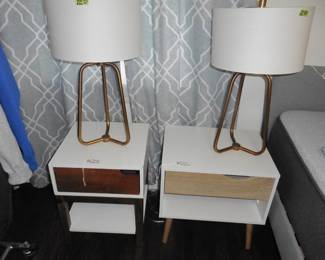 Modern Side Tables and Table Lamps