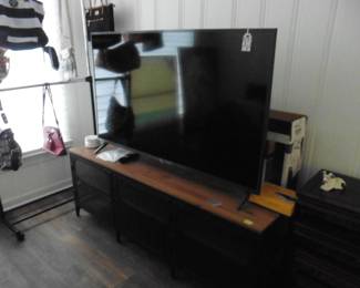 *LG 55 inch Ultra High Definition Television* and TV Console Table & Purses