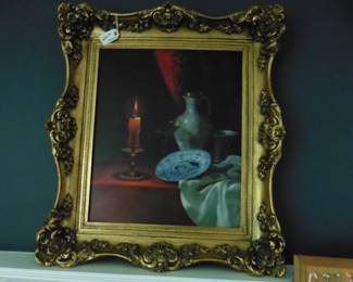 *Still Life Oil Painting (Artist: Ruge)