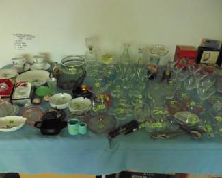 Glassware etc.