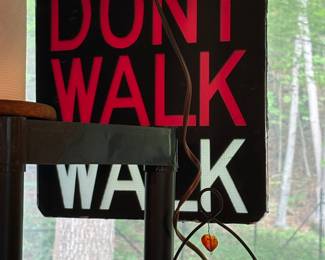 There are signs throughout the basement so look everywhere