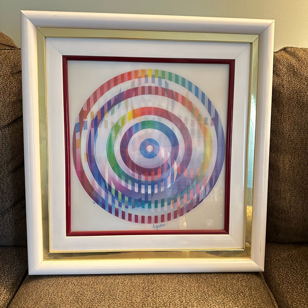 Agamagraph / 1989 / Infinite Rainbows by Yaacov Agam