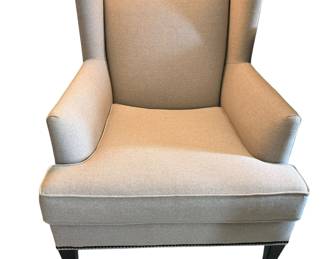 Ethan Allen wing back chair. Practically brand new.