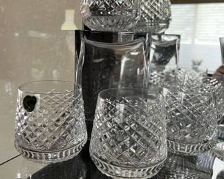 Alana roly poly glasses, a retired Waterford pattern