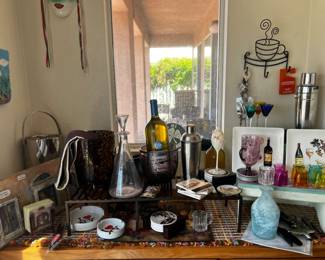 Bar ware, we also have stemware including wine, whiskey, and liqueur glasses.