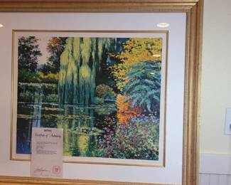Claude Cambour Park West Serigraph