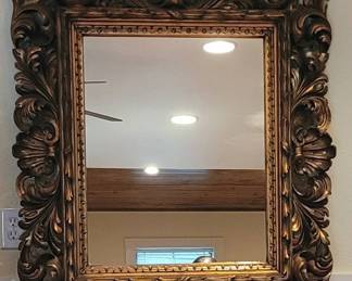 Ornate Carved Gilt Mirror