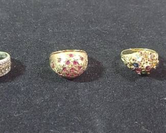 10K 14K 18k 6 Rings