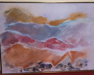 Acrylic On Canvas By M Harmon