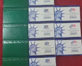 US Mint Proof Sets - 1994-2006