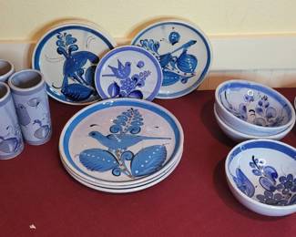 Tonala Mexican Pottery 21pc