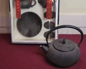 Zisha Ware Set Japanese Tetsubin Kettle