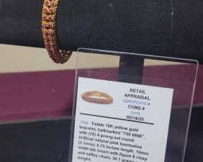 18K Pink Tourmaline Bracelet
