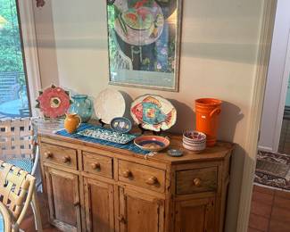 Antique Pine Sideboard
