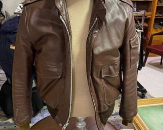 Size 42 vintage leather jacket
