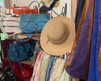 Ladies' scarves, hats and purses