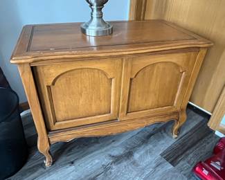 Record cabinet....