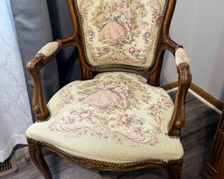 Needlepoint armchair