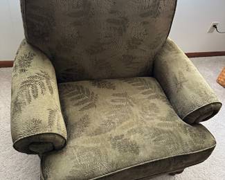 Chair with ottoman